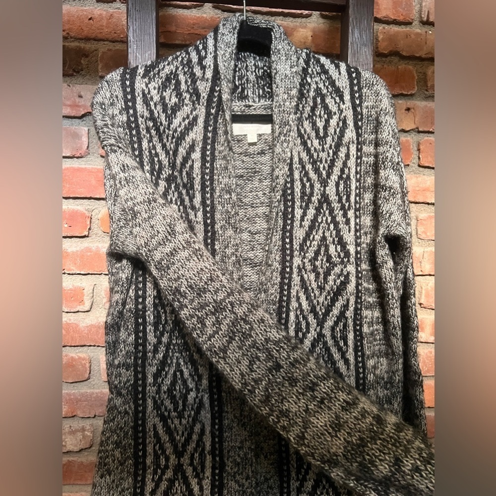 Anthropologie Ruby Moon Wool Knit Open Cardigan G… - image 4